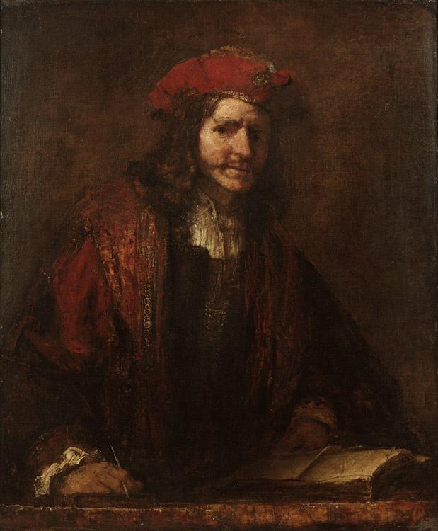 REMBRANDT Harmenszoon van Rijn An Evangelist Writing (mk33)